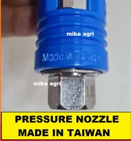 [BLUE] Power Sprayer Pressure Washer Hose Nozzle Coupling Adaptor KAWASAKI HOYOMA PRESSURE NOZZLE MADE IN TAIWAN THREAD DEPTH: size 1.5
