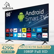 VOVOVA Smart TV 50 42 32 30 inch Full HD LED Android evision Also For Desktop PC Monitor CCTV WIFI Screen Mirroring 4K Android smart TV Sale