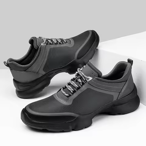 Vintage Style Men's Casual Shoes Summer Lightweight Sneakers Breathable Treking Footwear Bew Male Le