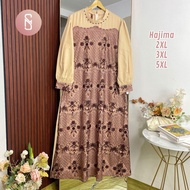 Myshawl Hajima Gamis Bigsize Gamis Jumbo Tille Motif Casual Invitation Graduation Trendy Big Size Ju