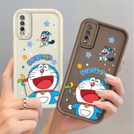 Glad Doraem with guffaw phone case for VIVO Y03 Y22 Y22S Y27 Y28 Y31 Y35 Y36 Y52 Y75S Y66 Y67 Y65 Y7