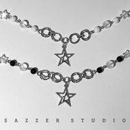 Circle Star Necklace | Beads Necklace | Bead Necklace