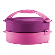 Tupperware Microwaveable Round Click To Go (880ml) [Not For Sale]