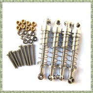 (C Z G L) 4Pcs  Damper for  C14 C24 MN D90 D91 D99S RC Car Accessories,Silver