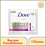 ✲ ❡ ◊ Dove Amino Restore Serum Hair Conditioner 10mL (11+1 Sachets)