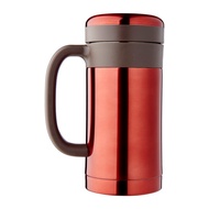 Dolphin Collection Stainless Steel Vacuum Mug With Strainer 450Ml (Red)