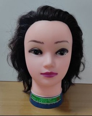 美髮丙級 均等長可考試用 女生假人頭 藍底 金底