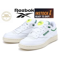 Shoes for Women | Reebok Club C 85 Pump Classic Leather Sneakers (Green)