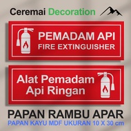 CM DECOR - LIGHT FIRE EXTINGUISHER SIGN BOARD FIRE EXTINGUISHER SIGN FIRE EXTINGUISHER PLATE