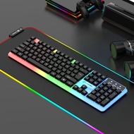 Wired Keyboard Wired Keyboard TX35 Wired usb Luminous Keyboard Mouse Computer Notebook Mechanical Fe