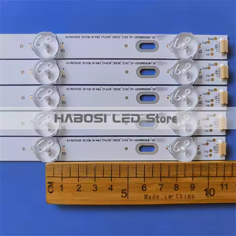 5pcs LED 50M5010 H50M3300 H50N5900UK 50 HD500M5U01-LE 5X12 3030C 6S1Px2 P84.18 JL.D50062330-003BS-M 