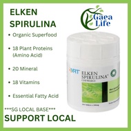 Elken Spirulina 350 tab, Alkaline Superfood Supplement. 100% Organic