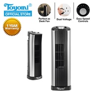 TOYOMI Mini Tower / Stand Table Fan [Model: TW 66] - Official Toyomi 1 Year Warranty.