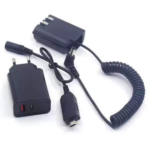 PD Charger USB C 9V Decoy Digital Display Cable DMW-DCC17 DC Coupler DMW BLK22 Dummy Battery for Pan