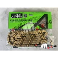 New Packing Aji Racing Chain O-Ring Gold Rantai Aji Racing (428-132L)