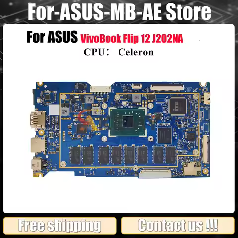 TP202NA Laptop Motherboard For ASUS VivoBook Flip TP202NAS Flip TP202NA 12 J202NA TP202N VivoBook Ma