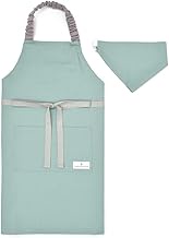 COLORFUL CANDY STYLE N1255130-NVL2512 Children's Apron, 51.2-63.0 inches (130-160 cm), Dull Plain, D