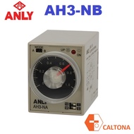 ANALOGUE TIMER AH3-NB MULTI RANGE 12VDC, 24VDC, 240VAC, 415VAC ANLY 3S, 30S, 3m, 30m