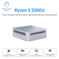 GenMachine New Mini PC มินิพีซี AMD Ryzen 5 5500U Windows11 6 Cores 12 Threads Up to 4.0GHz WiFi6 BT5.2 DDR4 3200MHz 8/32GB RAM 256/2TB NVMe SSD Support Three Screen Output Mini Gaming PC รับประกัน 1 ปี