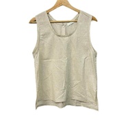 Ebure Tshirt Sleeveless ivory Size 3 beige Women Direct from Japan Secondhand