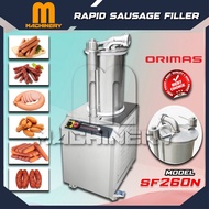 M.Machinery ORIMAS Rapid Sausage Filler SF260N | 0.75 kW | 90 kg | Frankfurter | Sausage Filler.