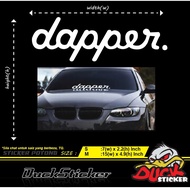 DAPPER. STICKER 1PCS