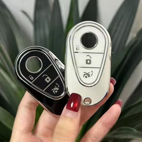TPU Car Key Fob Cover Case Compatible with Mercedes Benz C E S GLC300 CLE EQE EQS 350 450 500 560 58