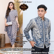 Sinaran Sarimbit Batik Kaftan Neena Kemeja Lengan Panjang / Dress Paris / couple batik Solo / Baju K