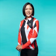 IM8 運動時尚高爾夫服飾 POLO衫 風格黑白紅女上衣-XL