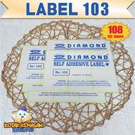 Label Undangan 103/Stiker label Undangan 103 Isi 108 Nama