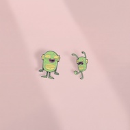 Retro Movie ‘Creature From The Black Lagoon’ Themed Metal Badge Cartoon Horror Monster Brooch Movie 