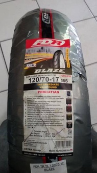 BAN TUBLES FDR BLAZE 120/70-17 UNTUK VIXION NEW,MX KING DLL