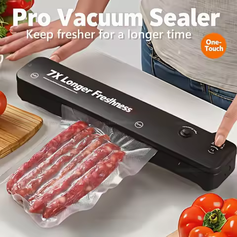 Vacuum Sealer Machine with 2 in 1 Mode for Fruits Meat Food Storage Includes 2 Vacuum Seal Bags Food