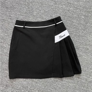 3 Golf Clothing Womens Short Skirt Sports Elastic Comfortable All-match Anti-naked Skirt Pleated Ski