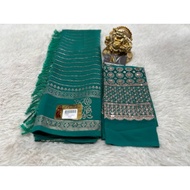 《 BEAUTIFUL PARTY WEAR SAREE CHIFFON MATERIAL 》