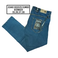 Men 's Pants Jumbo Big Size Premium Blue Latest Fashion Guys Original Distro Cool Q6F1