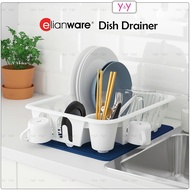 Elianware Dish Drainer / Dish Drying Rack / Dish Tray Dish Rack / Dish Storage Holder / Rack Pinggan Mangkuk Rak Dapur