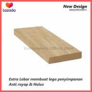 Papan kayu ambalan rak dinding / Papan kayu ambalan mahoni / papan ambalan kayu 2 meter / Papan kayu