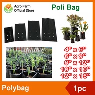 UV Protection Poly Bag / Polybag / Nursery Plantation Plastic / Polibag Fertigasi/Plastik Semaian Benih Seed/Tanah Hitam