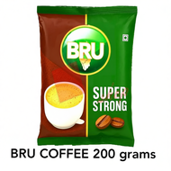 BRU COFFEE SUPER STRONG BRU ORIGINAL COFFEE 200 GRAM (8/2026) NEW