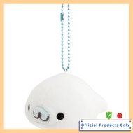 San-X Universe Zutto Issho Plush Toy Mamegoma Shirogoma MV41601 H55xW85xD110mm