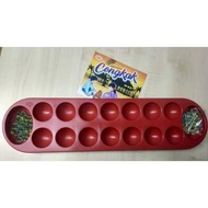 BJ-YH3491  Congkak Traditional Game (plastic) Free 2 Pack Marble