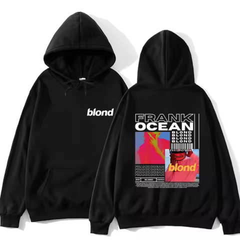 2024 Frank Ocean Merch Sweatshirt, Blonde album, Hoodie, men, hip-hop, Fall/winter, sweatshirt, Hood