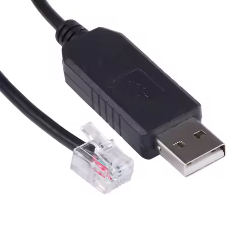 FTDI USB to RJ12 P1 Poort Cable for Smart ZIV Slimme Meter Sagemcom XS210 ISKRA AM550 6FT Support Al