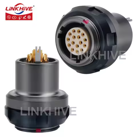 Compatible with ODU AMC Series Y G8 0Y 1Y AY 2Y 3 4 5 6 7 8 9 10 14 16 19 26 PD8 Pin Receptacle Mili