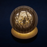 光影紙雕夜燈-原神達達利亞精緻款