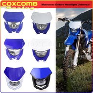 Supermoto Headlight HI/LO Beam For Yamaha WR TTR YZ Motocross Lighting Enduro Headlamp For KLX KXF W