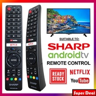 SHARP FLAT PANEL ANDORID SMART TV REMOTE CONTROL REPLACEMENT (GB326) GB289WJSA