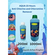 🔥[Ready Stock]🔥AQUA 23 HOURS Anti Chlorine Remover Chlorine & Chloramine / Plus Anti White Spot - 20