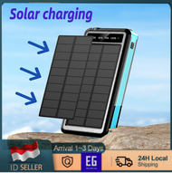 power bank Tahan air Di alam terbuka Pengisian energi surya Mudah dibawa power bank 50000 mah asli o